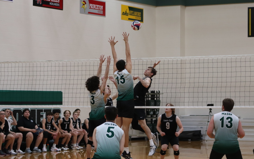boys jumping for ball